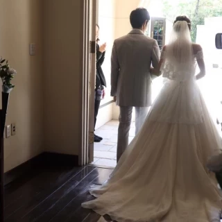 新郎新婦退場