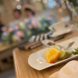 照明がキラキラ光っています