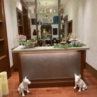 披露宴会場の横のスペース