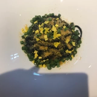 手打ち麺のカラスミパスタ