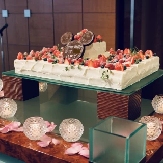 ウェディングケーキ
チョコレートをミッキー形にしてもらった