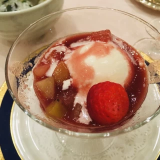 デザート
炎のアイスクリーム