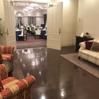 披露宴会場を出た場所です