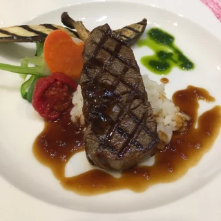 ランクの高いお肉だろうなという感じですが、美味しかったです。