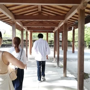 参進する渡り廊下です|541407さんの豊国神社の写真(842210)