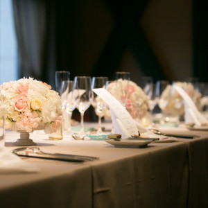テーブル装花|541500さんの藤屋御本陳（THE FUJIYA GOHONJIN）の写真(864443)