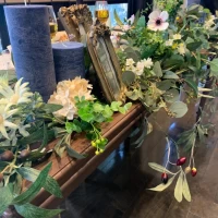 新郎、新婦席