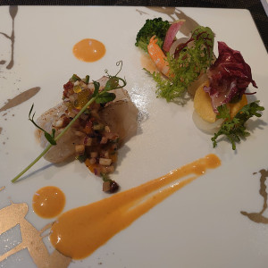 旬な鮮魚の炙りと糸島野菜|541811さんのマリーゴールド シンシア（営業終了）の写真(871920)
