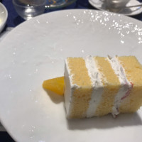 ケーキカットしたケーキ