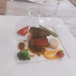 下見時、試食をいただきました。試食なのに本格的でした。