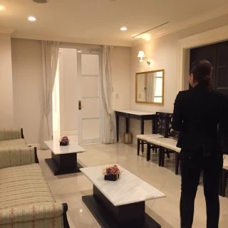 親族控室です
両家それぞれあり、扉で繋げられる