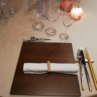 試食会のときのテーブルです。