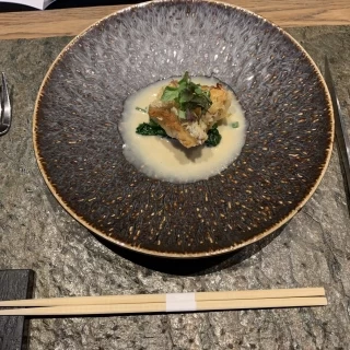 お魚料理です。
