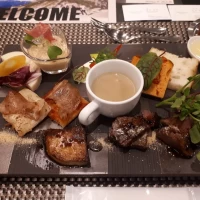 とうもろこしのムースが美味しかったです。