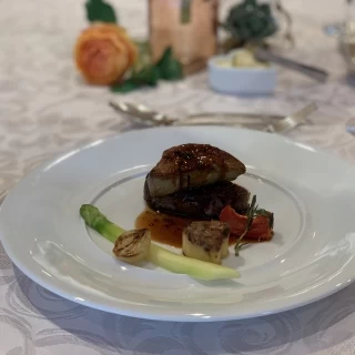 一番美味しかったお肉！フォアグラも乗ってました