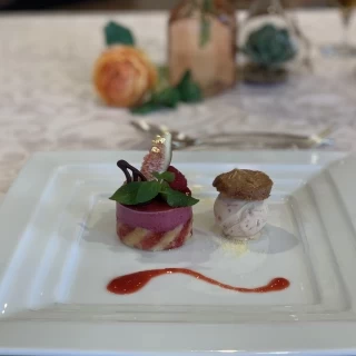 デザートもオシャレでおいしかった！