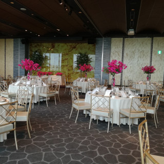 一番大きいTHE LUCISという披露宴会場の雰囲気。