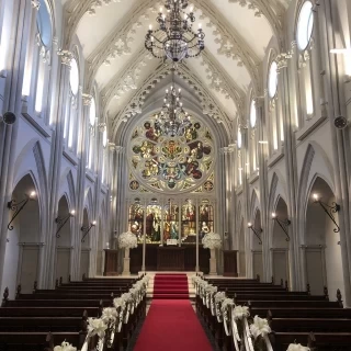 チャペル入り口から見た光景