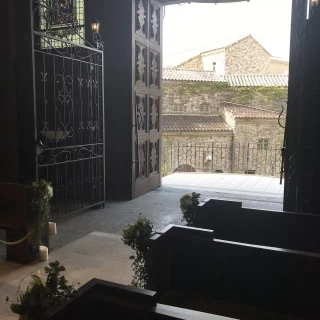 チャペルを開けた時の光