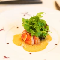 料理は2ランクあげました。