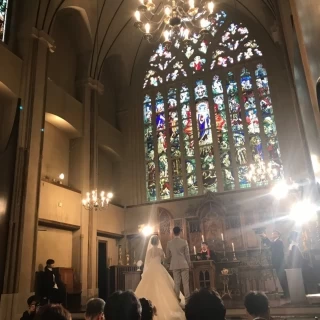 格式高い雰囲気に、結婚に対する気持ちが引き締まる空間でした