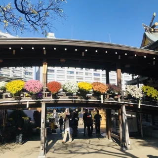 本殿につながる渡り廊下