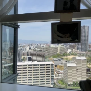 窓からの景色が少し残念
