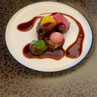 見た目にもこだわった料理