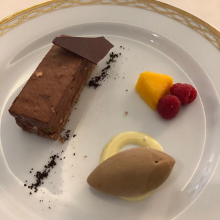 チョコレートのデザート