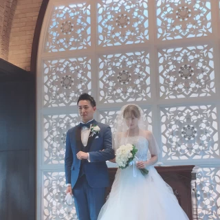 新郎新婦退場前