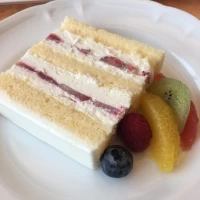 ケーキの切り分けです