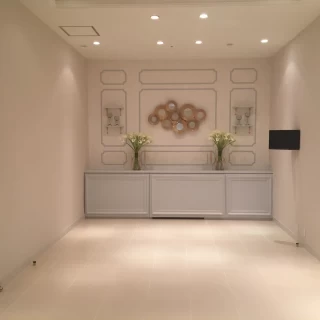 この先にあるチャペルの風景は圧巻でした。