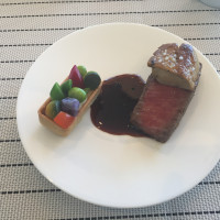 試食会の料理(一部です)。どの式場よりも美味しかったです。