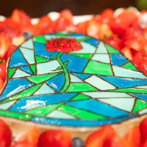 美女と野獣のテーマにそったケーキにしていただきました。|543954さんのラ・マーレ プライベートガーデン(営業終了)の写真(865561)