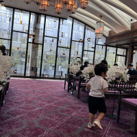 挙式会場です。雰囲気ありました！