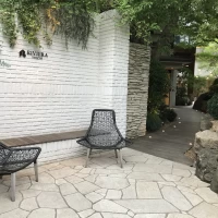 ここからのアプローチはとても特別感がありました。