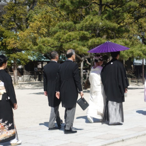 神殿へ向かうシーン|544215さんの住吉神社(博多)の写真(884588)