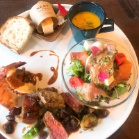 試食させていただいたおいしい料理