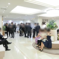 挙式前の待合いロビー