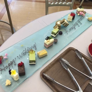 見学時の試食ケーキ。ケーキブッフェ並みの量でした！