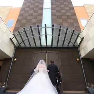 チャペル入場前