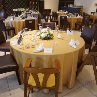 チャイルドシートもゆっくり座れる会場