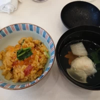 磯御飯と御吸物