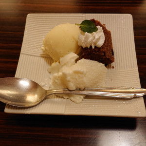 ホテル2階日本料理汐菜のデザート|544535さんのチャペル リベルテ（ウエディング取扱終了）の写真(874433)