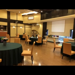 こちらは和の雰囲気の披露宴会場です。