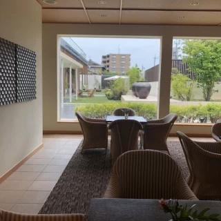 海外リゾートのような控え室