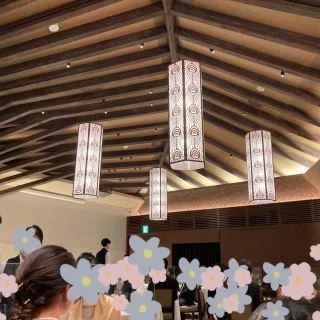 披露宴会場の雰囲気