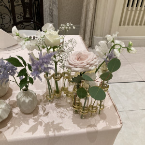 テーブル装花1|544622さんのAQUA GARDEN TERRACE（アクアガーデンテラス）の写真(1486390)