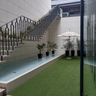 披露宴会場外
