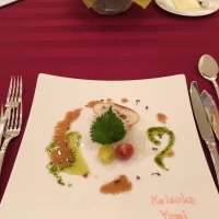 前菜です。とても美味しかったです。見た目も最高でした。
